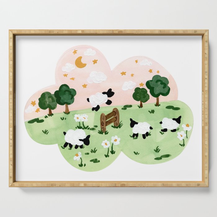 Counting Sheep Serving Tray Gallery Image 1