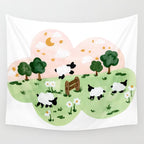 Counting Sheep Wall Tapestry Gallery Image 4