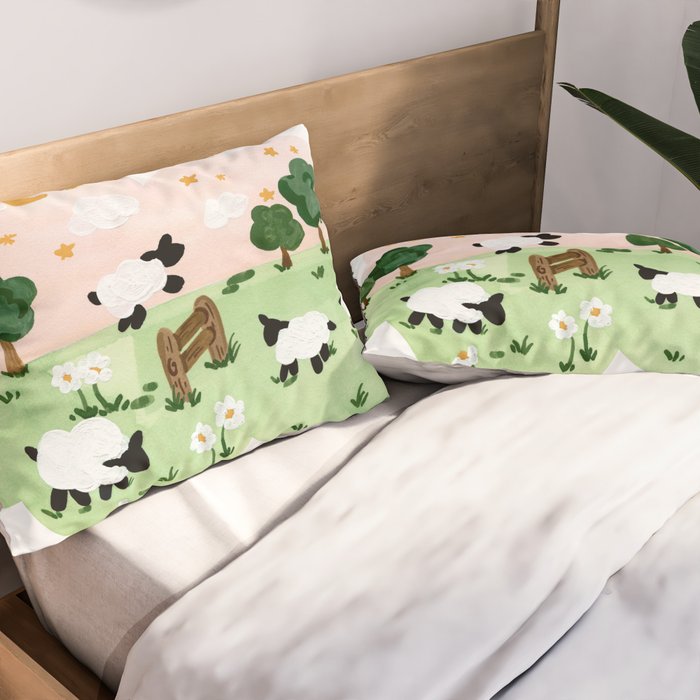 Counting Sheep Pillow Sham Gallery Image 2