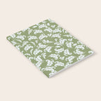 Elegant Epsom and Bit Of Blue Leaves Notebook Gallery Image 2