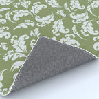 Elegant Epsom and Bit Of Blue Leaves Rug Gallery Image 4