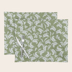 Elegant Epsom and Bit Of Blue Leaves Placemat Gallery Image 1