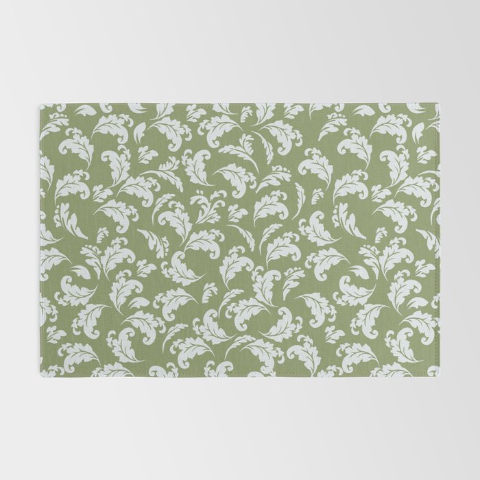 Elegant Epsom and Bit Of Blue Leaves Rug Gallery Image 2