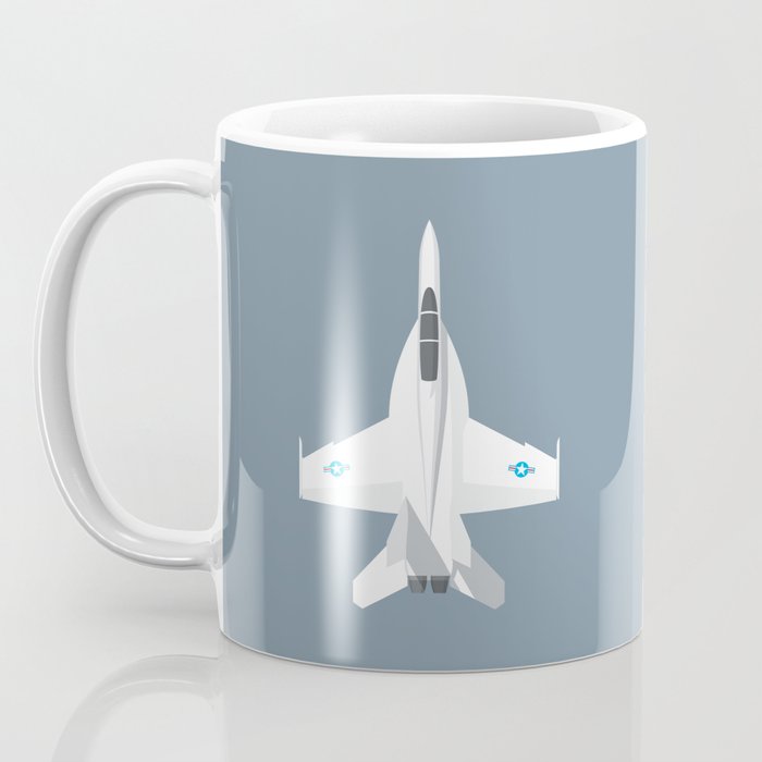 F-18 Super Hornet Jet Aircraft - Slate Coffee Mug Gallery Image 3