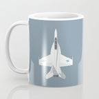 F-18 Super Hornet Jet Aircraft - Slate Coffee Mug Gallery Image 3