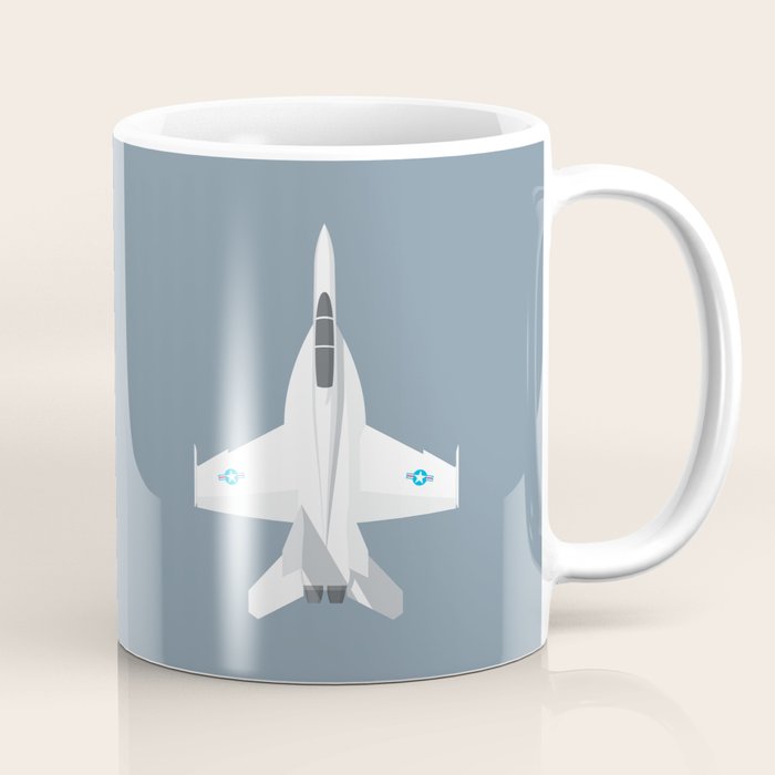 F-18 Super Hornet Jet Aircraft - Slate Coffee Mug Gallery Image 1