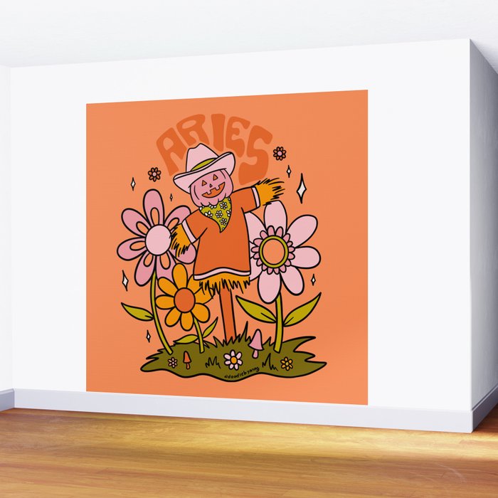 Aries Scarecrow Wall Mural Gallery Image 2