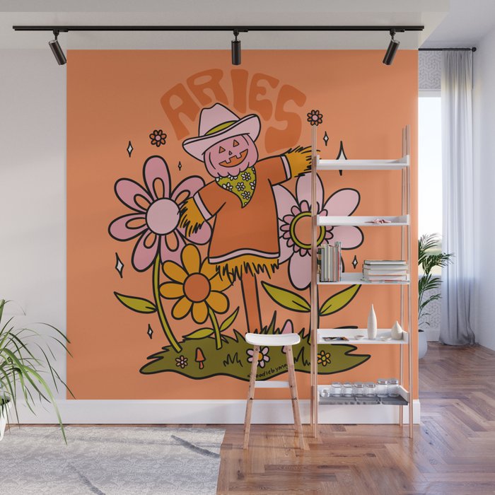 Aries Scarecrow Wall Mural Gallery Image 1