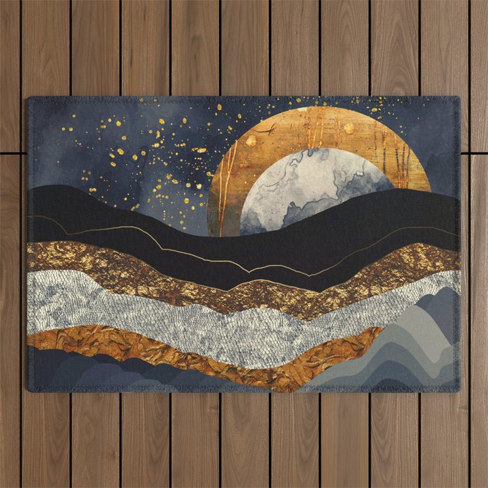 Metallic Mountains Outdoor Rug Gallery Image 1