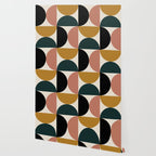 Bauhaus Mid Century Modern Geometric I Wallpaper Gallery Image 2