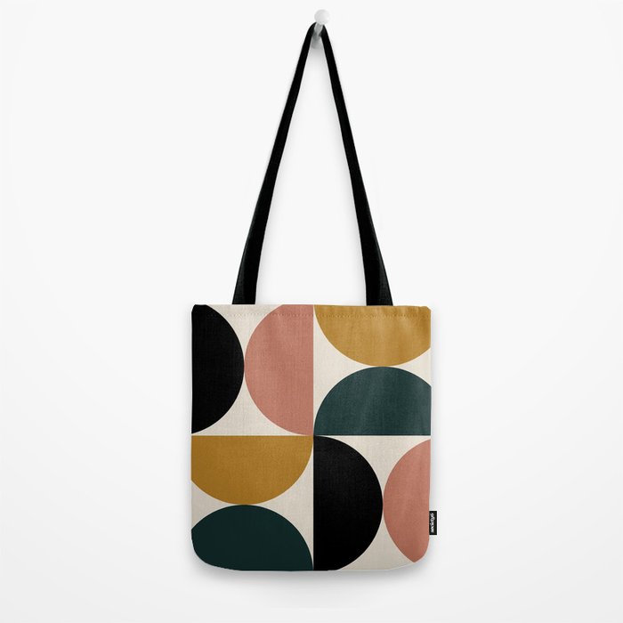 Bauhaus Mid Century Modern Geometric I Tote Bag Gallery Image 2