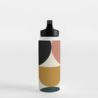Bauhaus Mid Century Modern Geometric I Water Bottle Gallery Image 3