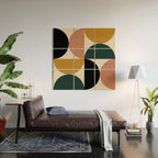 Bauhaus Mid Century Modern Geometric I Wood Wall Art Gallery Image 2