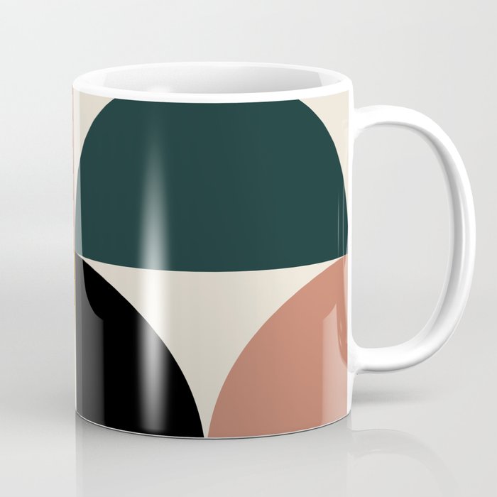Bauhaus Mid Century Modern Geometric I Coffee Mug Gallery Image 1