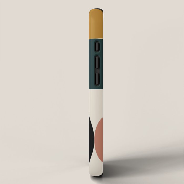 Bauhaus Mid Century Modern Geometric I iPhone Case Gallery Image 2