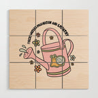 Pisces Watering Can Wood Wall Art Gallery Image 1