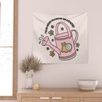 Pisces Watering Can Wall Tapestry Gallery Image 2