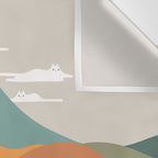 Cat Landscape 132 Wall Tapestry Gallery Image 3