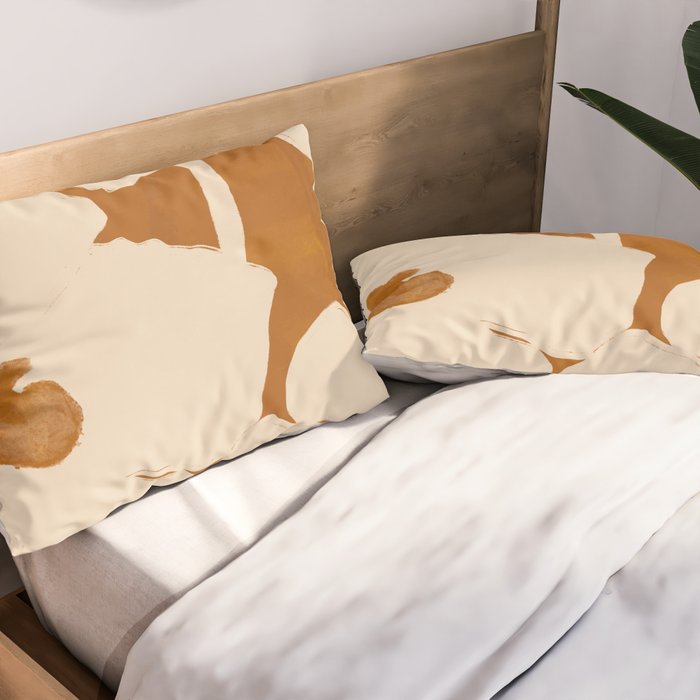Abstract Flowers 8 Pillow Sham Gallery Image 2