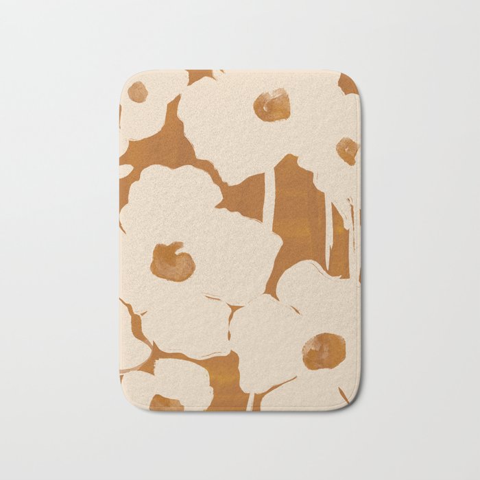 Abstract Flowers 8 Bath Mat Gallery Image 1