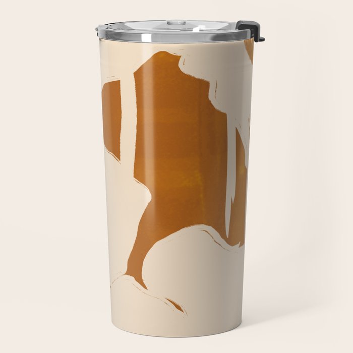 Abstract Flowers 8 Travel Mug Gallery Image 2