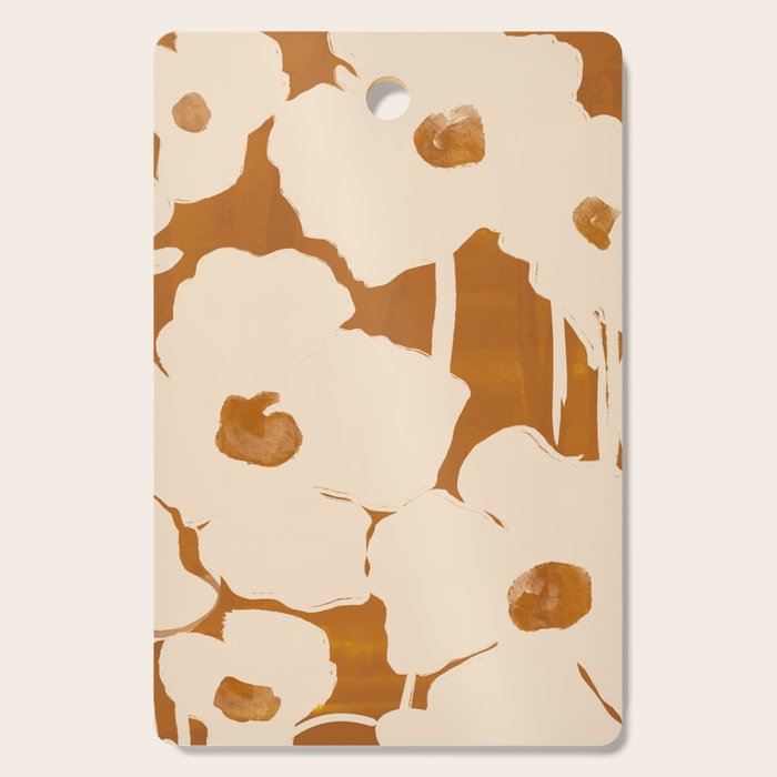 Abstract Flowers 8 Cutting Board Gallery Image 1
