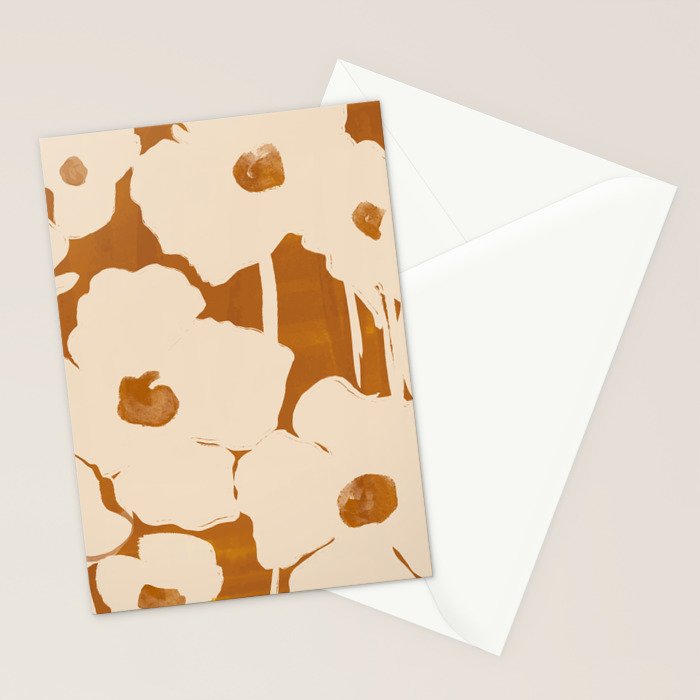 Abstract Flowers 8 Stationery Card Gallery Image 2