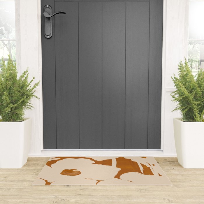 Abstract Flowers 8 Welcome Mat Gallery Image 3