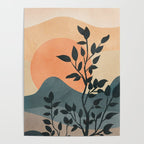 Orange Rising Sun Poster Gallery Image 4