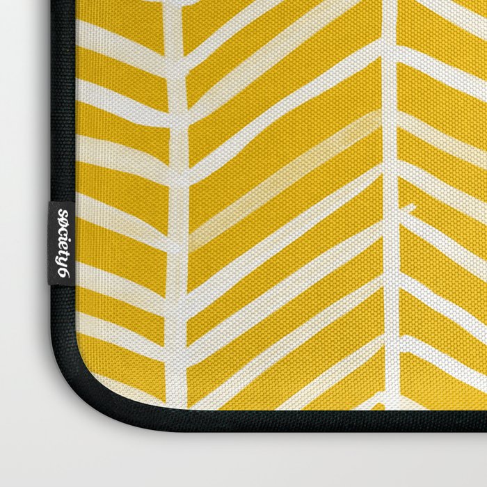 Herringbone - Yellow Palette Laptop Sleeve Gallery Image 3