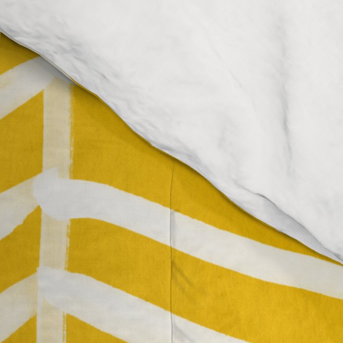 Herringbone - Yellow Palette Comforter Gallery Image 4