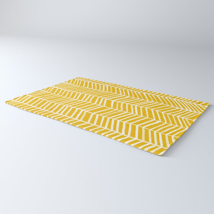 Herringbone - Yellow Palette Rug Gallery Image 3