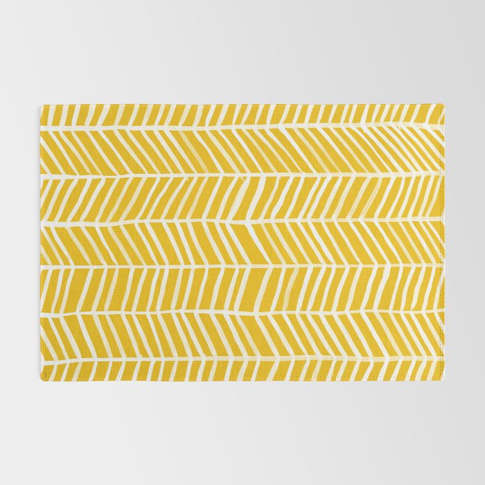 Herringbone - Yellow Palette Rug Gallery Image 2