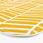 Herringbone - Yellow Palette Bath Mat Gallery Image 3