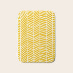 Herringbone - Yellow Palette Bath Mat Gallery Image 1