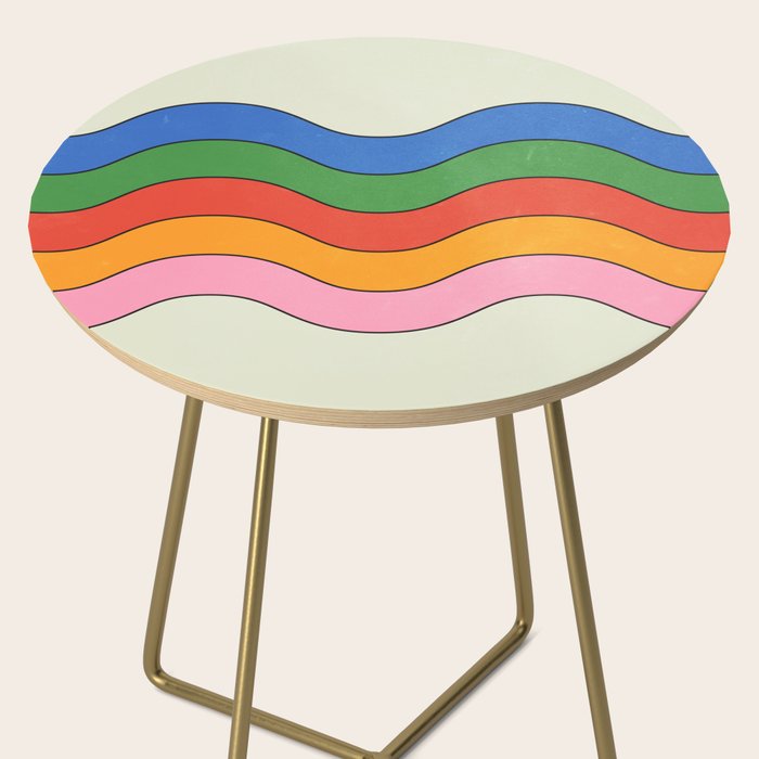 Retro Candy Waves Side Table Gallery Image 2