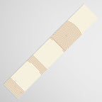Geometric lines in Shades of Coffee and Latte 4 (Sunrise and Sunset) Table Runner Gallery Image 3