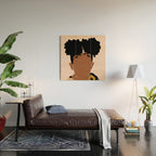 Two Puffs Wood Wall Art Gallery Image 2