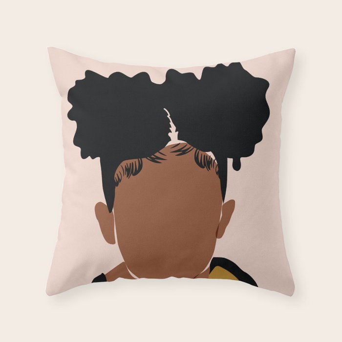 Two Puffs Throw Pillow Gallery Image 6