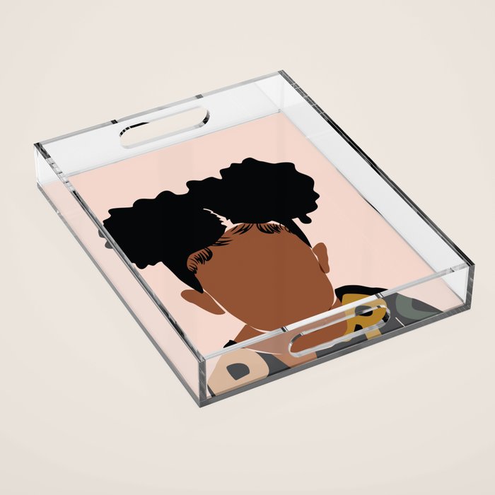 Two Puffs Acrylic Tray Gallery Image 1