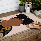 Two Puffs Outdoor Rug Gallery Image 2