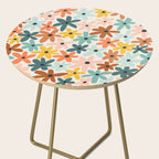 Joyful Flowers - earthy Side Table Gallery Image 2