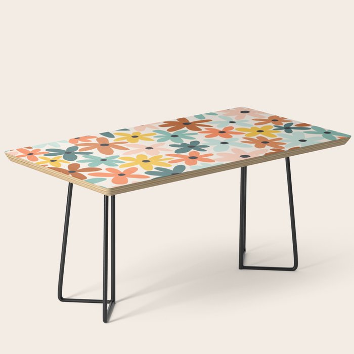 Joyful Flowers - earthy Coffee Table Gallery Image 1