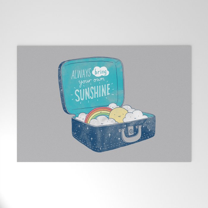 Always bring your own sunshine Welcome Mat Gallery Image 1