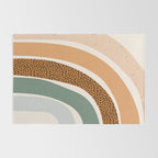 Patterned Rainbow Rug Gallery Image 2