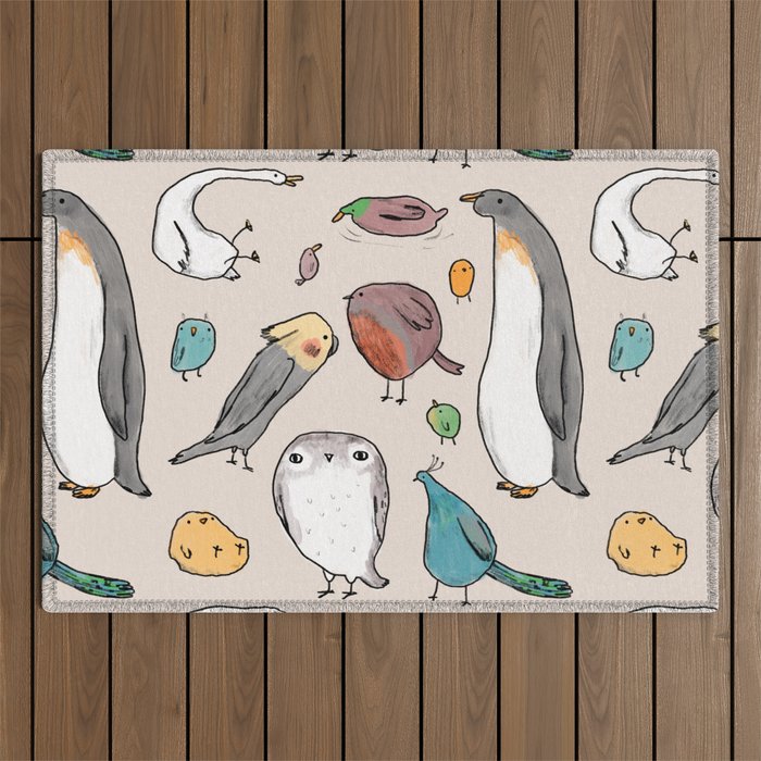 Lump Birds Outdoor Rug Gallery Image 1