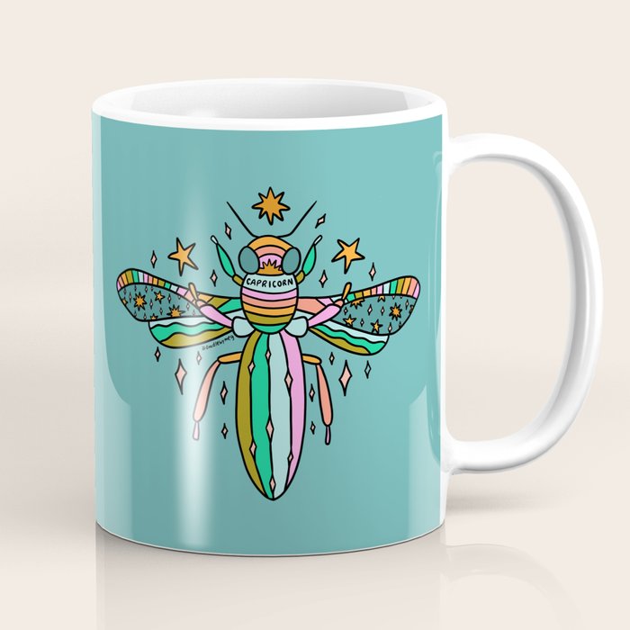 Capricorn Bee Coffee Mug Gallery Image 1