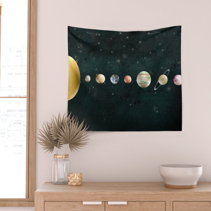 solar system Wall Tapestry Gallery Image 2
