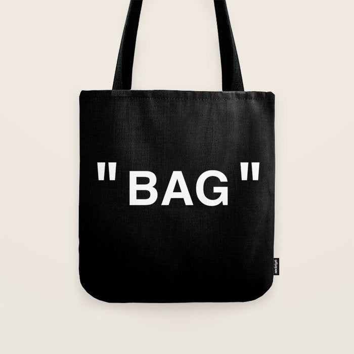 " Art " (Negative) Tote Bag Gallery Image 1