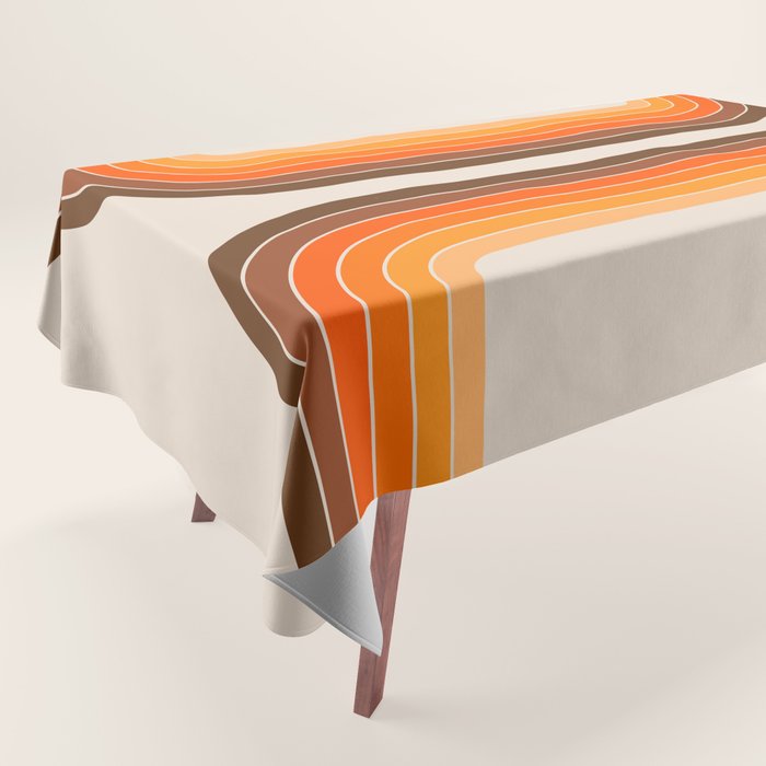 Tan Tunnel Tablecloth Gallery Image 1